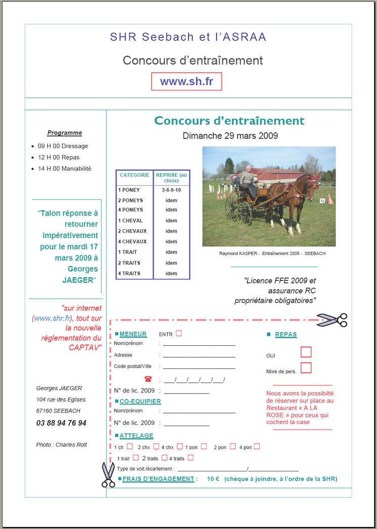 concours 2009